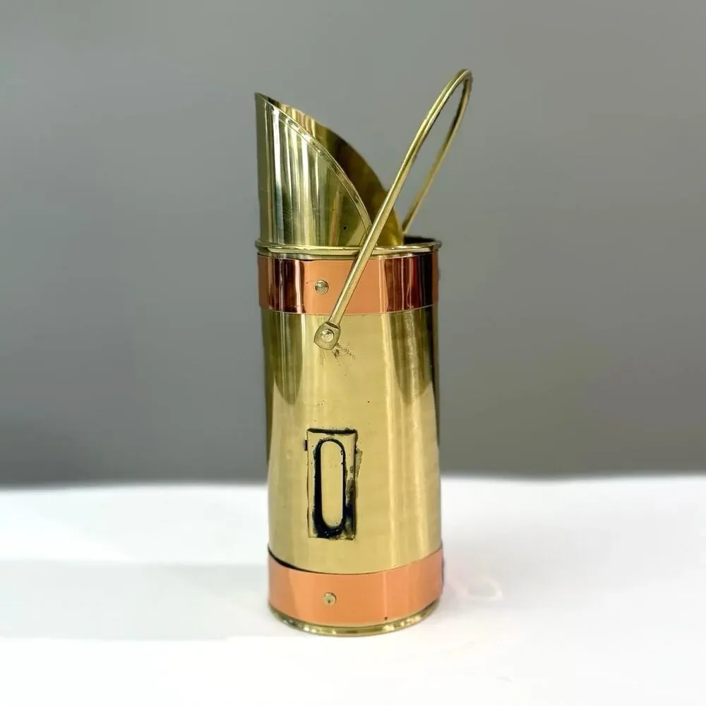 Vintage Copper and Brass Matchstick Holder